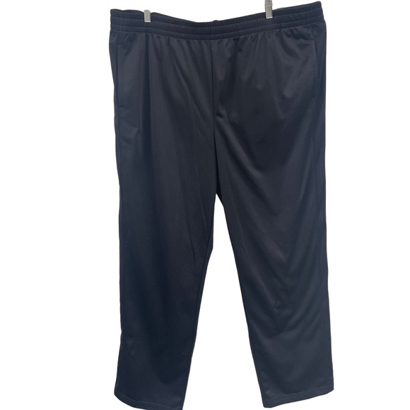 NWT Tek Gear Black Jog Pants Elastic Waistband Straight Leg 3XLT‎ active workout - Picture 1 of 7